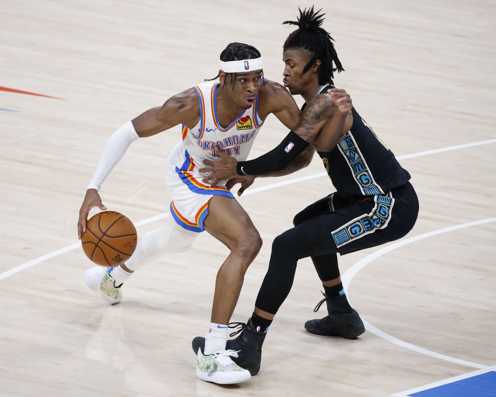 Grizzlies Thunder Basketball